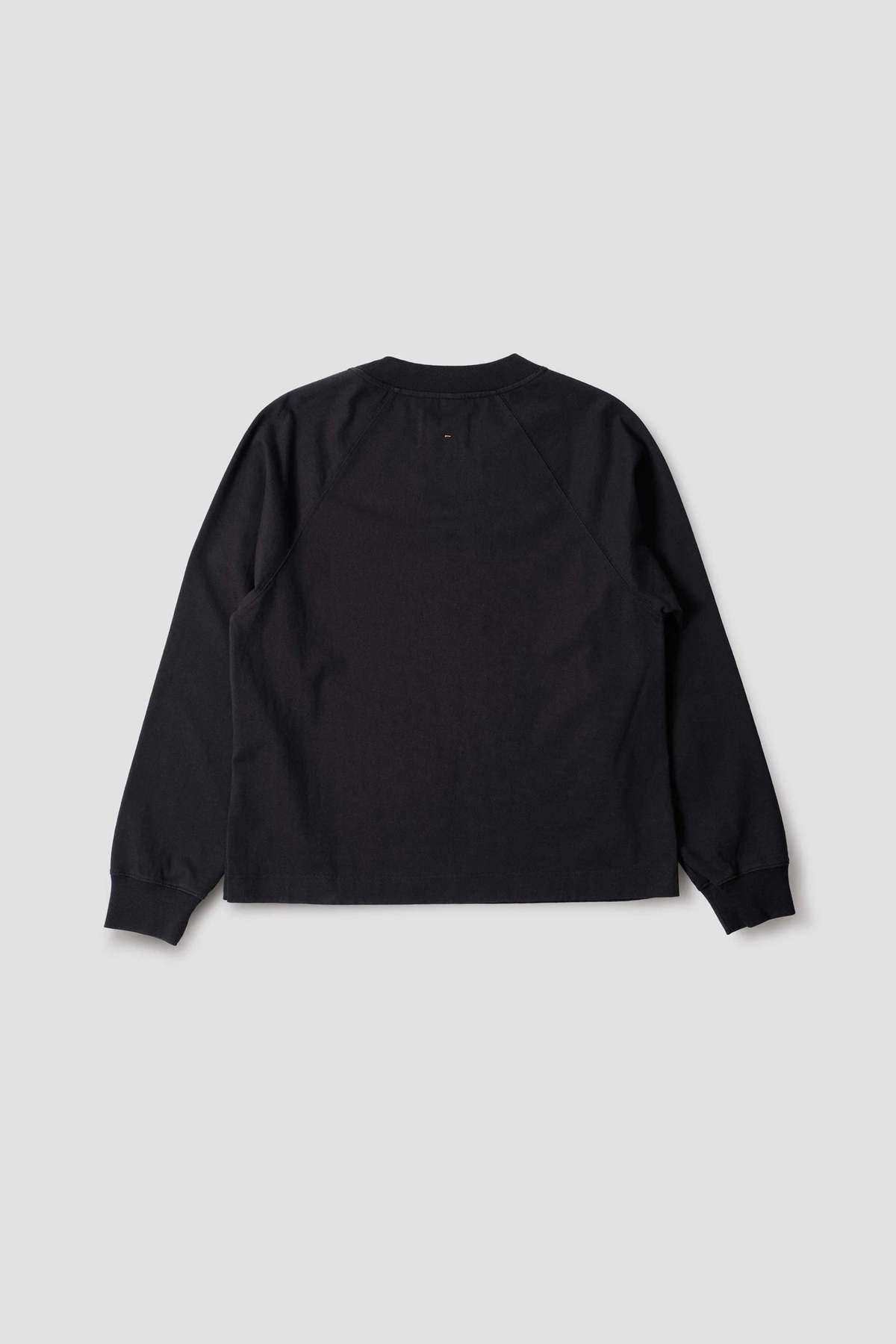 Margaret Howell Mock Neck T-Shirt Dry Cotton Jersey Tee - Image 6 of 7