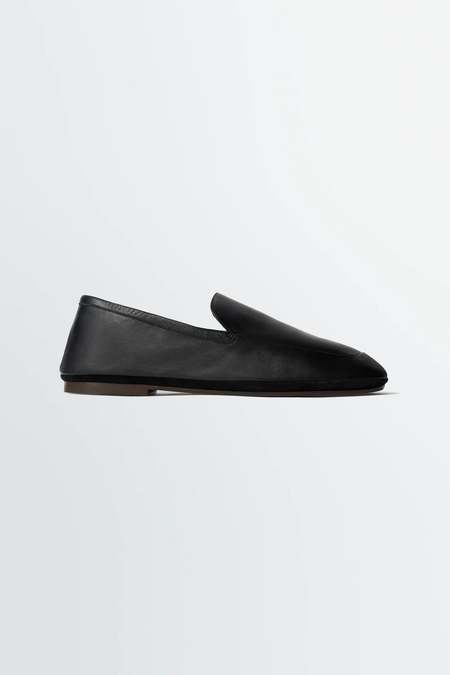 Lemaire Folded Mules - Black | Garmentory
