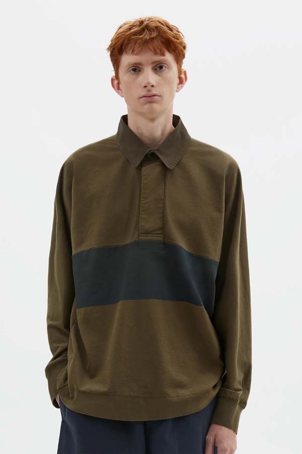 Margaret Howell Rugby Shirt Matte Jersey Margaret Howell Rugby Shirt Matte Jersey