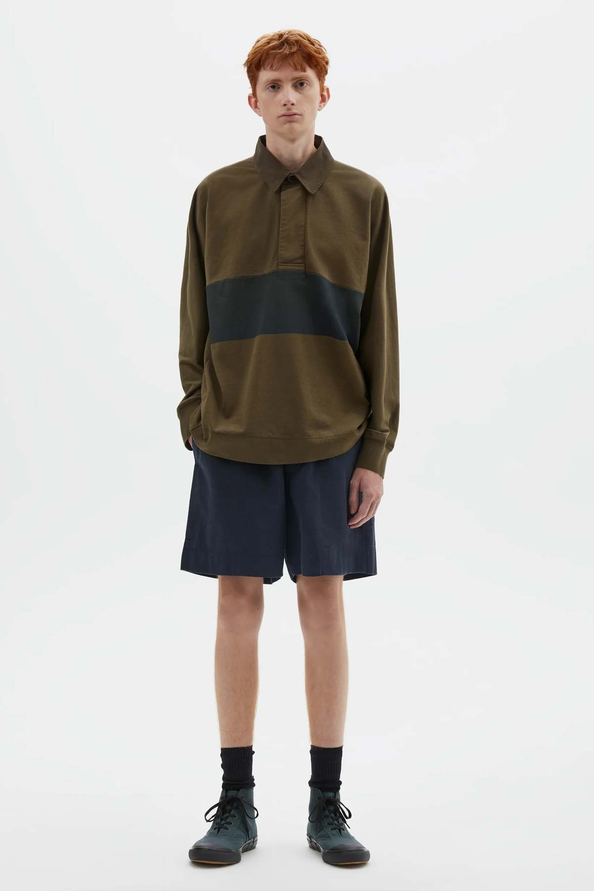 Margaret Howell Rugby Shirt Matte Jersey - Image 3 of 7