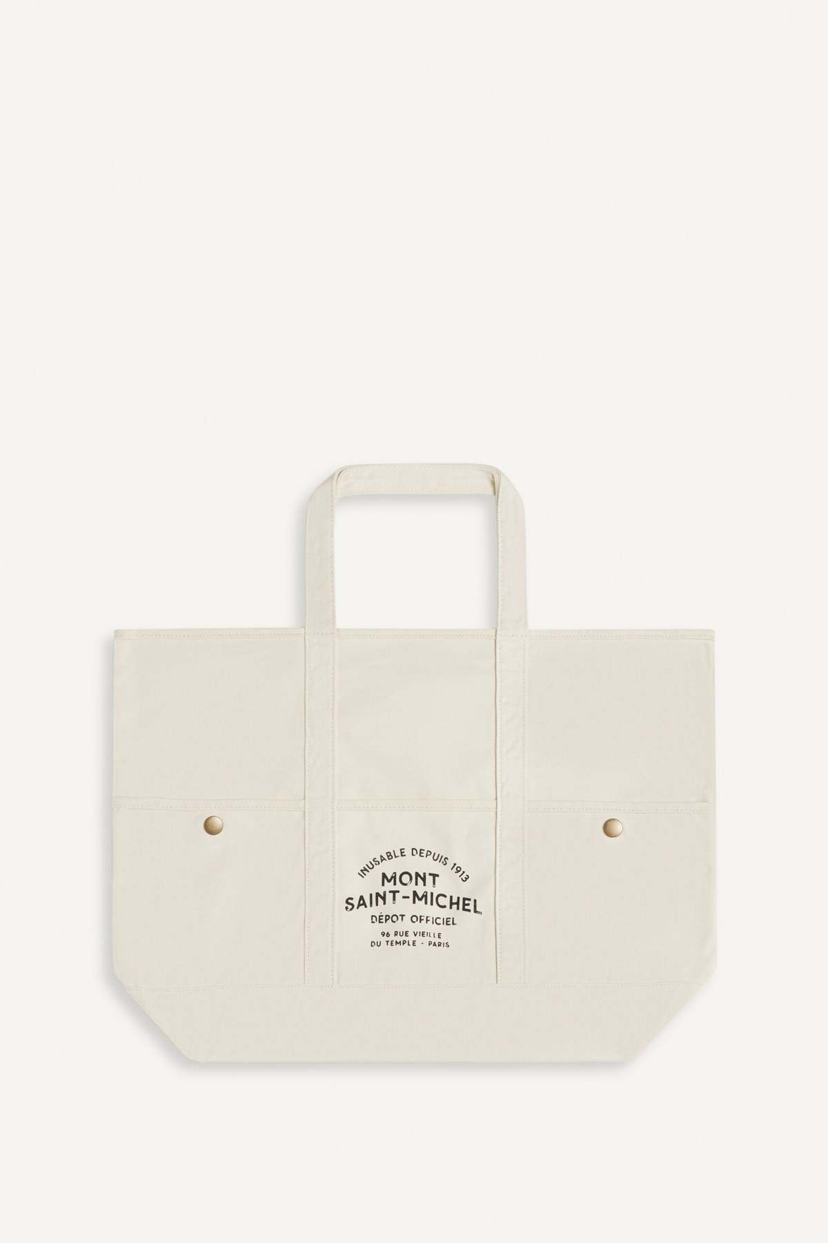 Le Mont St. Michel Amila Printed Pocket Tote - Image 2 of 4