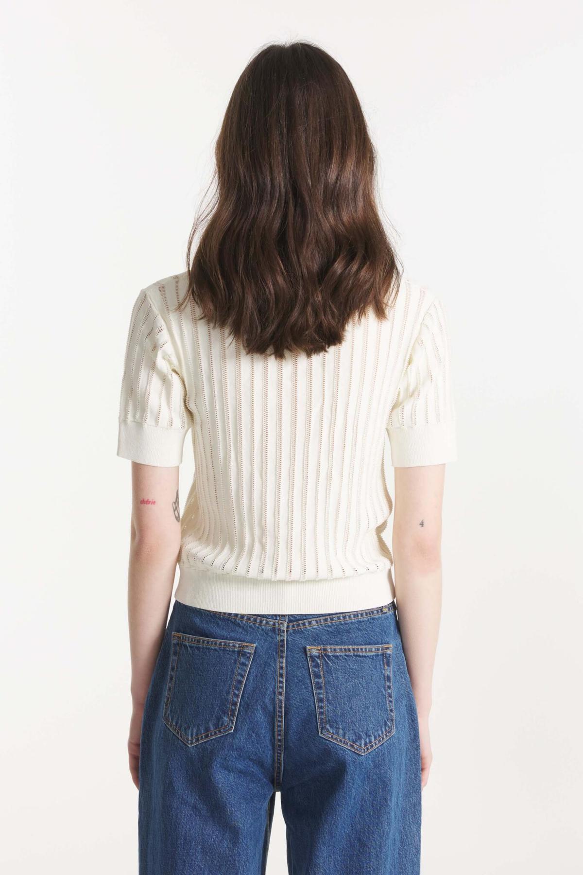 Le Mont St. Michel Sally Sheer Sweater - Image 2 of 3