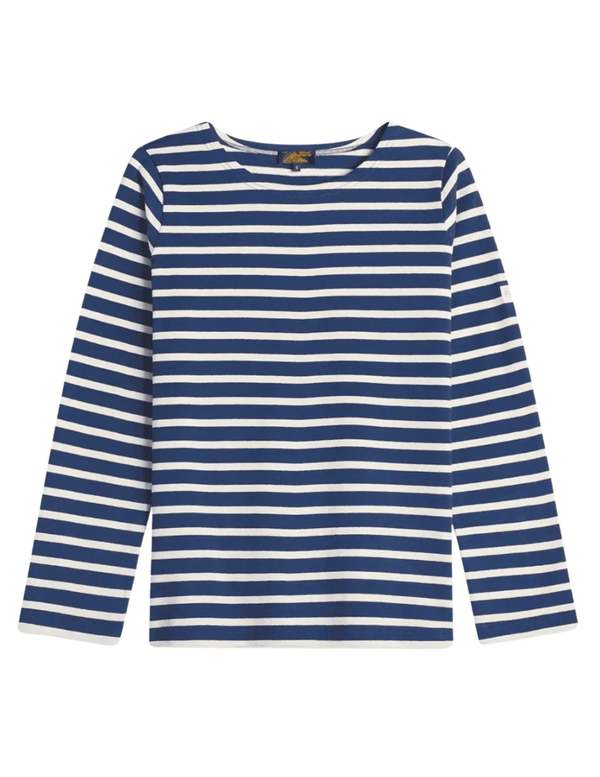 Le Mont St. Michel Tilda Mariniere Long Sleeve Top - Navy
