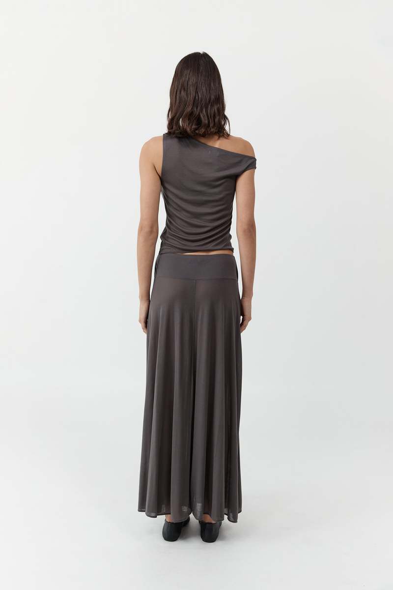 St. Agni Soot Fluid Jersey Skirt