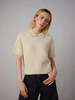 THE ENDERY Ramona Boucle Short Sleeve Sweater - Calcite - Thumbnail 2