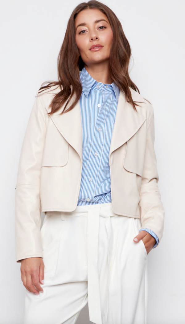 Adroit Camille Vegan Leather Jacket