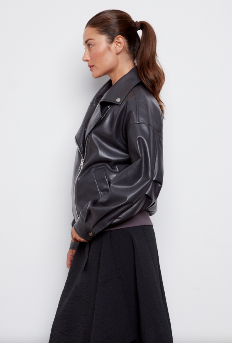 Adroit Carey Vegan Leather Jacket