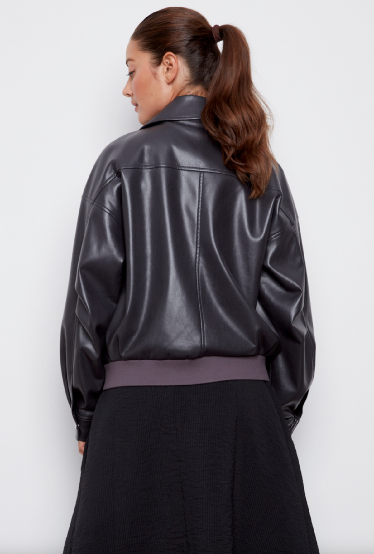 Adroit Carey Vegan Leather Jacket - Image 6 of 7