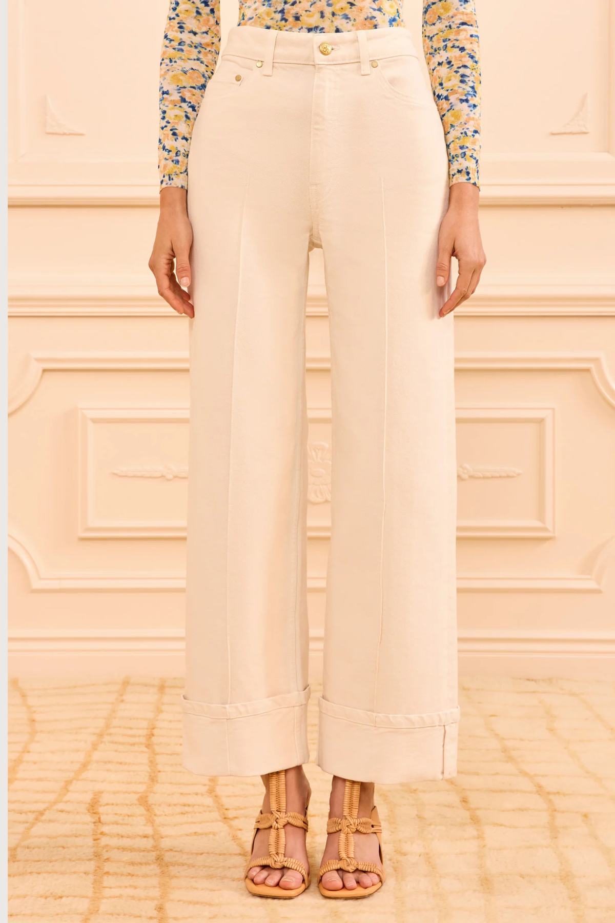 Ulla Johnson The Stretch Genevieve Jean - Cowrie - Image 2 of 4