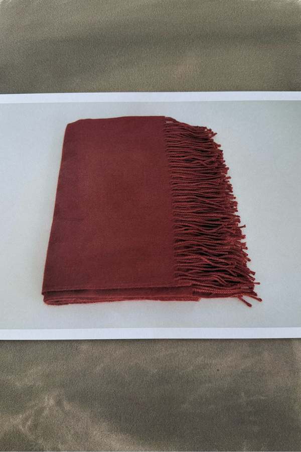 SUTRAM Alpaca Throw - Brick