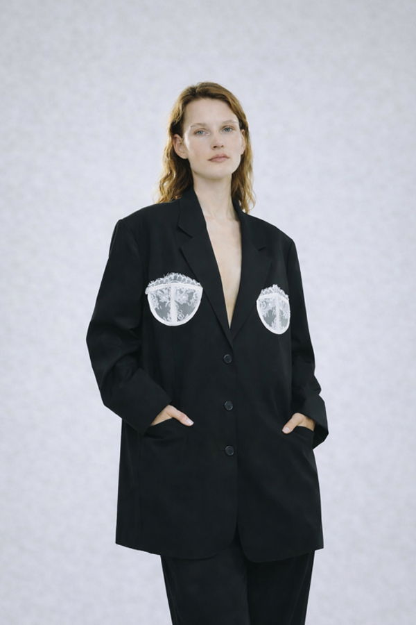 Alejandra de Coss MX Paloma Blazer - Black/Navy