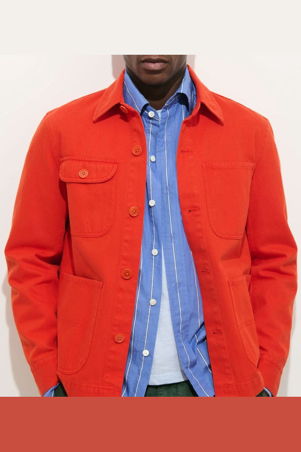 Alex Mill Work Jacket - Tangerine