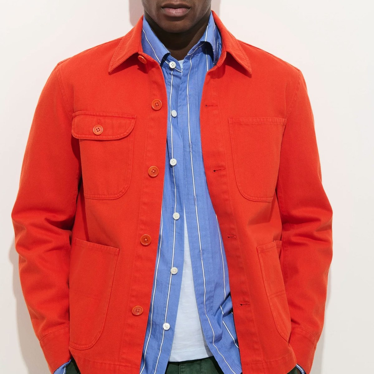 Alex Mill Work Jacket - Tangerine - Image 1 of 7