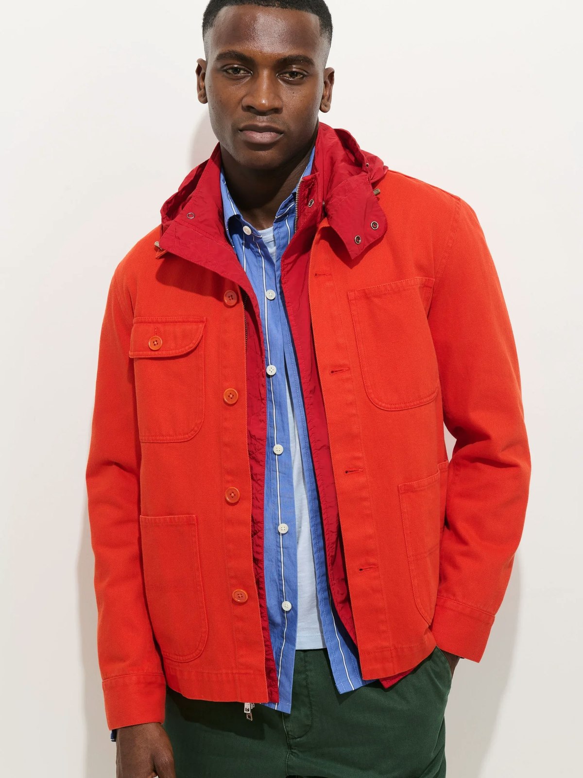 Alex Mill Work Jacket - Tangerine - Image 5 of 7