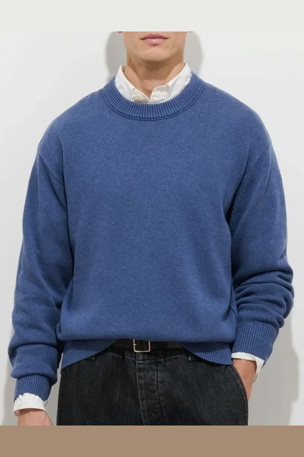 Alex Mill Gabriel Crewneck Sweater - Worn Denim