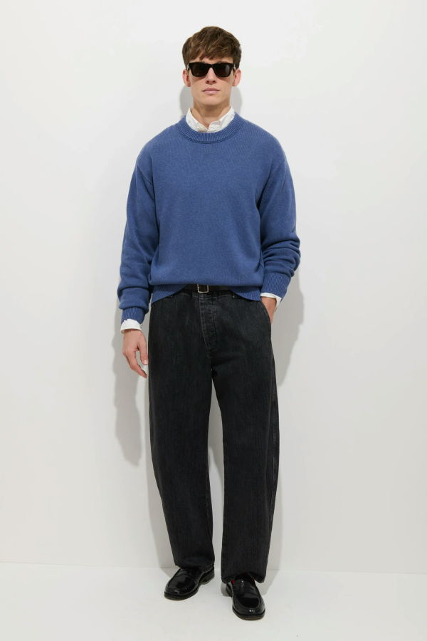 Alex Mill Gabriel Crewneck Sweater - Worn Denim