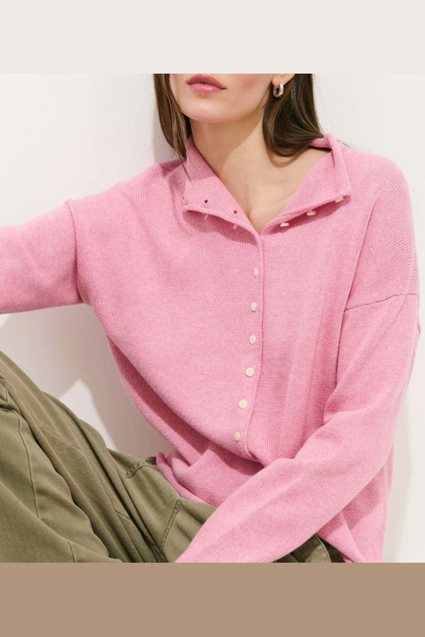 Alex Mill Taylor Cardigan - Ballet Pink
