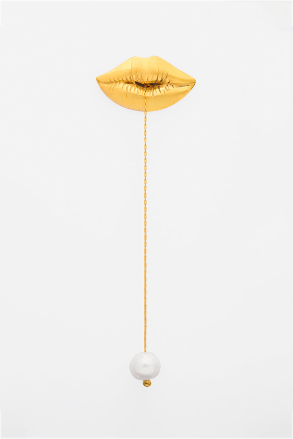 ALEJANDRA DE COSS Pearled Lip Earring 