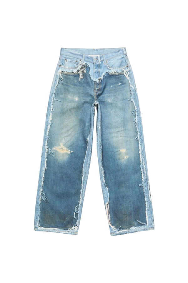 Acne Studios Trompe L'oeil Jeans - Mid Blue