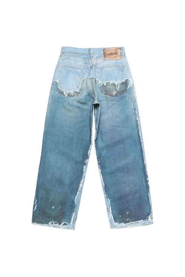 Acne Studios Trompe L'oeil Jeans - Mid Blue
