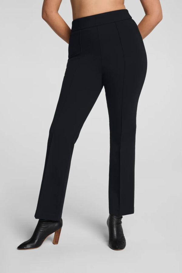Spanx Smooth PerfectFit Ponte Kick Flare Pant - Black