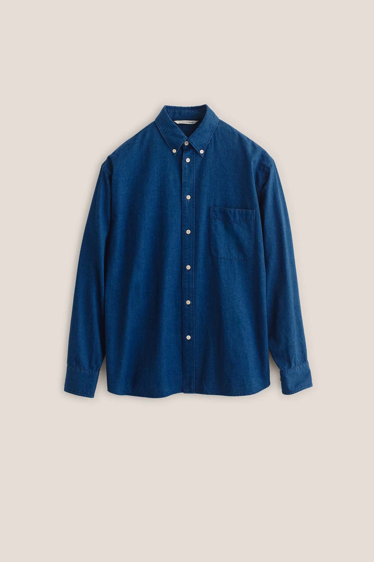 A Kind of Guise Banita Button Down Shirt Soft Indigo - Image 6 of 6