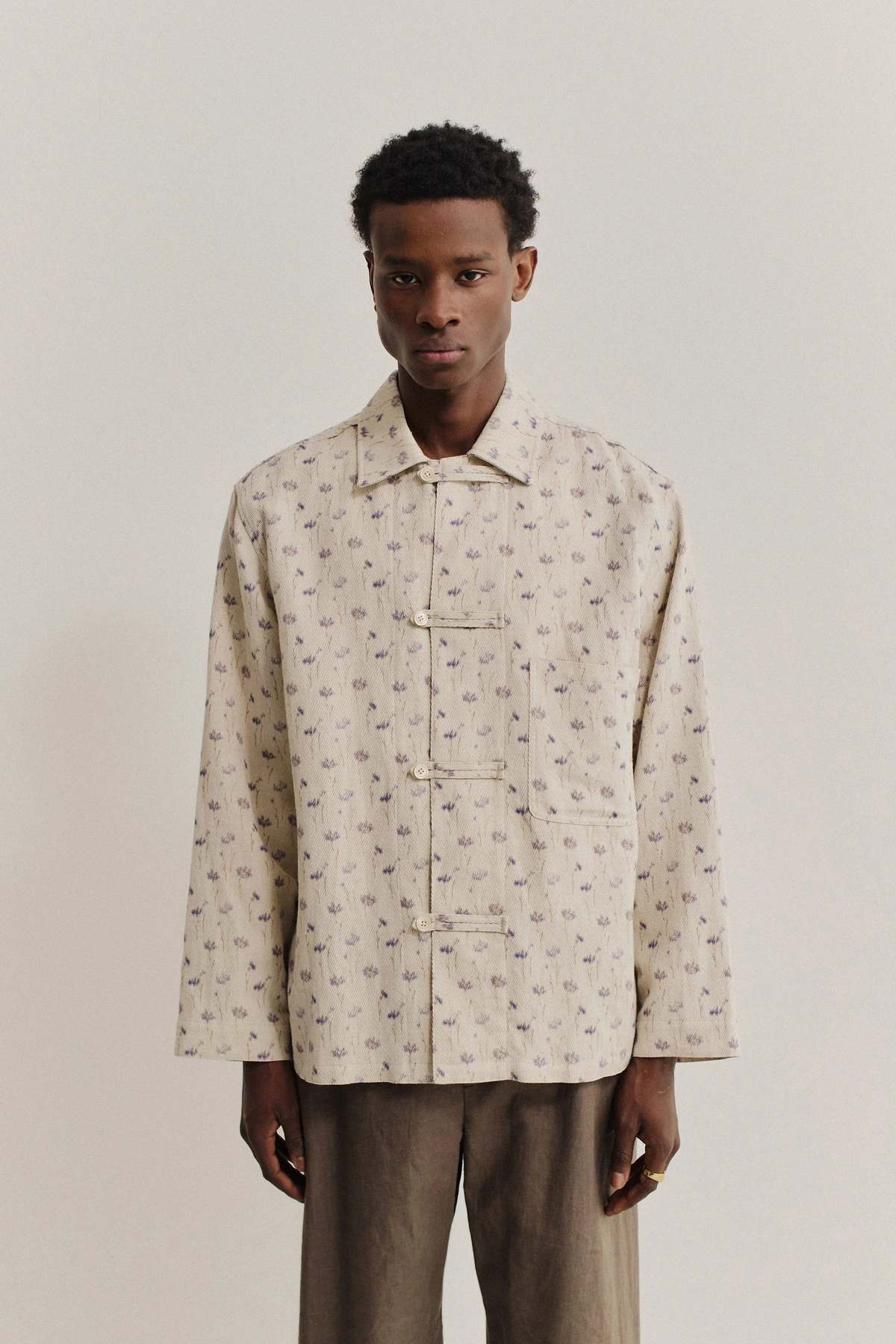 A Kind of Guise Matara Overshirt Cornflower Field Shirt - Image 1 of 5