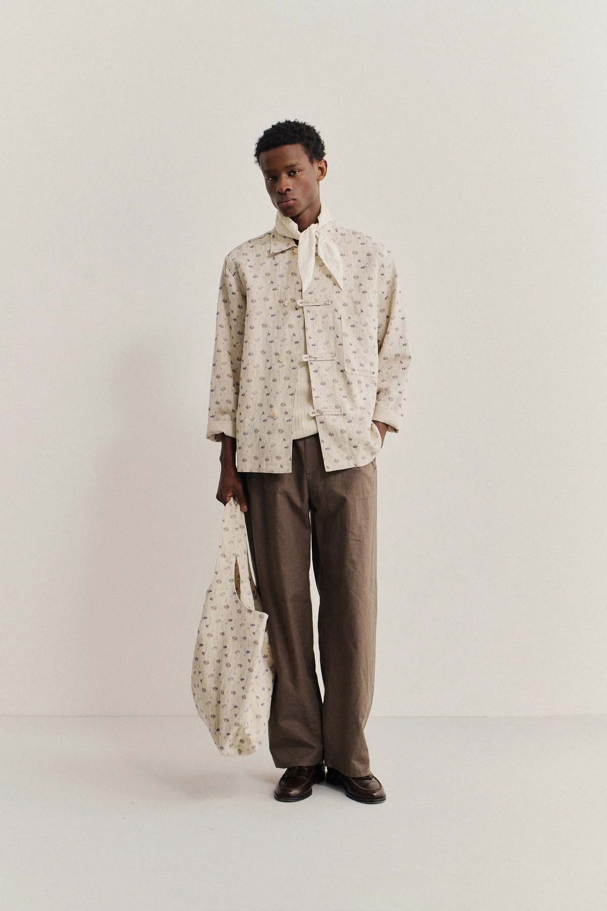 A Kind of Guise Matara Overshirt Cornflower Field Shirt - Image 3 of 5