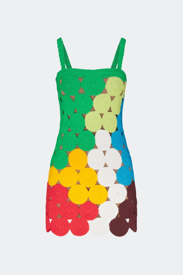 Simon Miller Beep Beep Tank Mini Dress - Island Multi