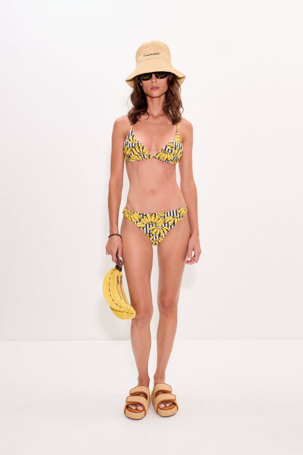 Simon Miller Bwai Bikini Bottom - Banana Stripe