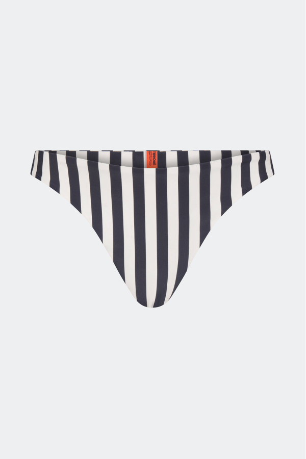 Simon Miller Bwai Bikini Bottom - Black/White Stripe