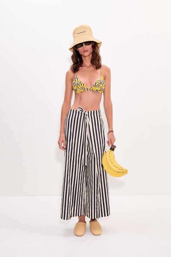 Simon Miller Bwai Bikini Top - Banana Stripe
