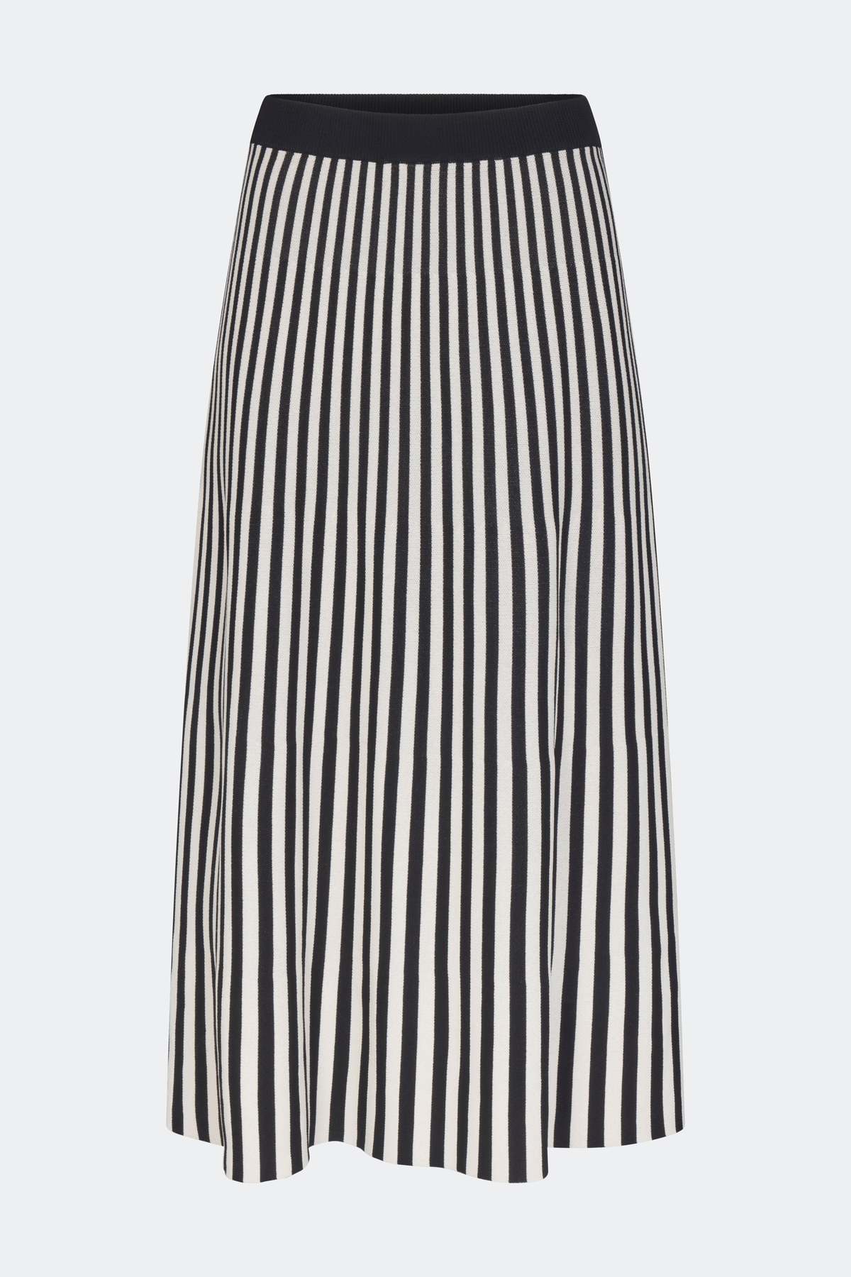 Simon Miller Clancy Knit Maxi Skirt - Black/White Stripe - Image 1 of 5