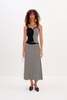 Simon Miller Clancy Knit Maxi Skirt - Black/White Stripe - Thumbnail 2