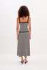 Simon Miller Clancy Knit Maxi Skirt - Black/White Stripe - Thumbnail 4