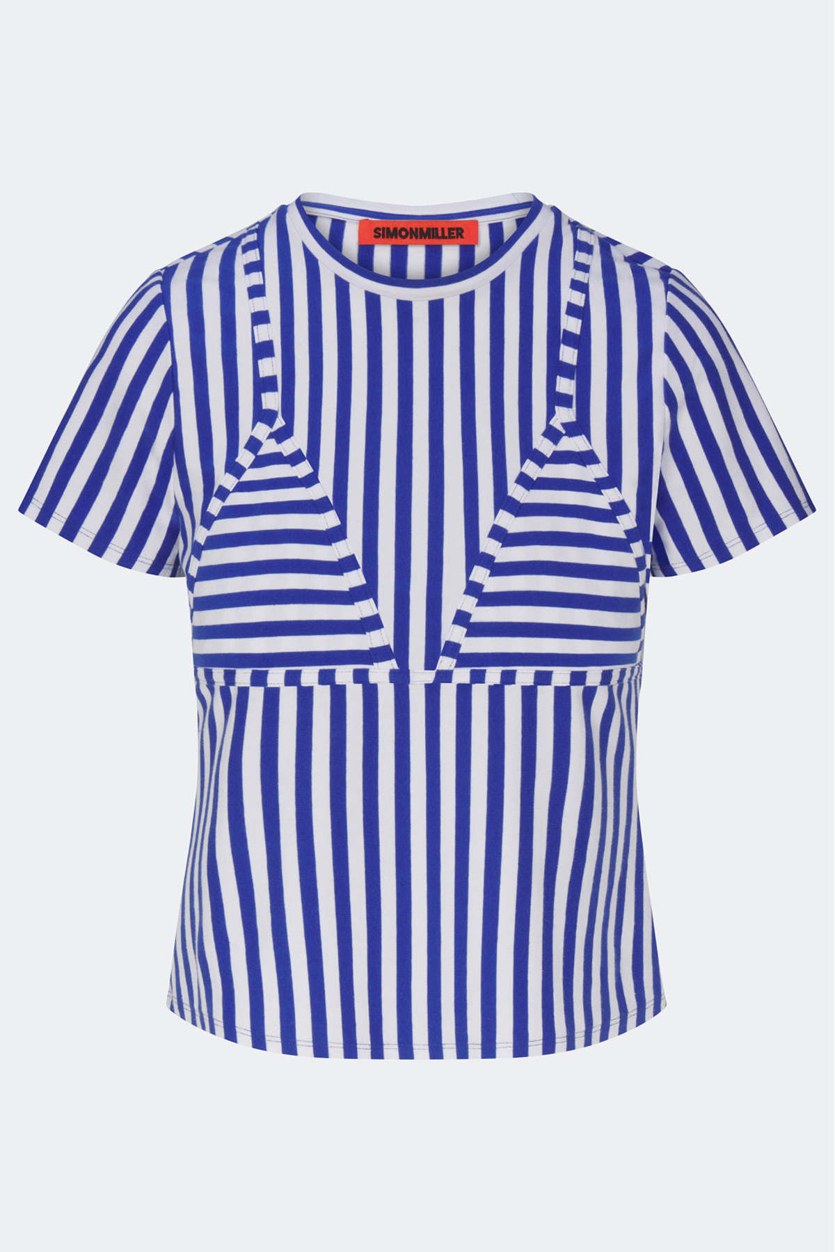 Simon Miller Kini Striped Tee - Blue Stripe - Image 1 of 7