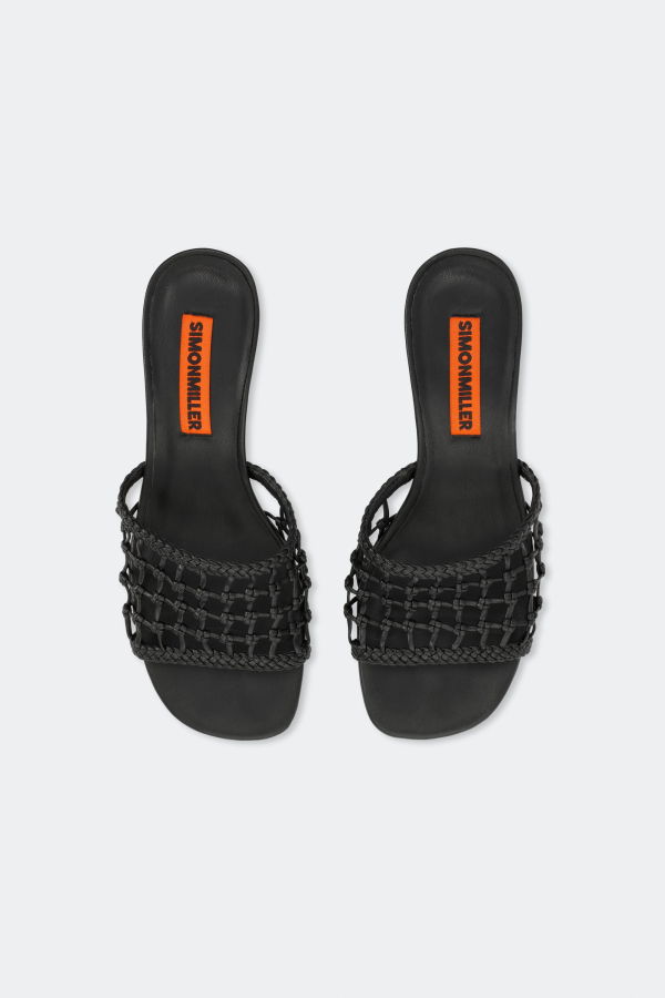 Simon Miller Knotted Beep Heel Heels - Black