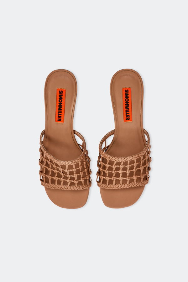 Simon Miller Knotted Beep Heel Heels - Chestnut