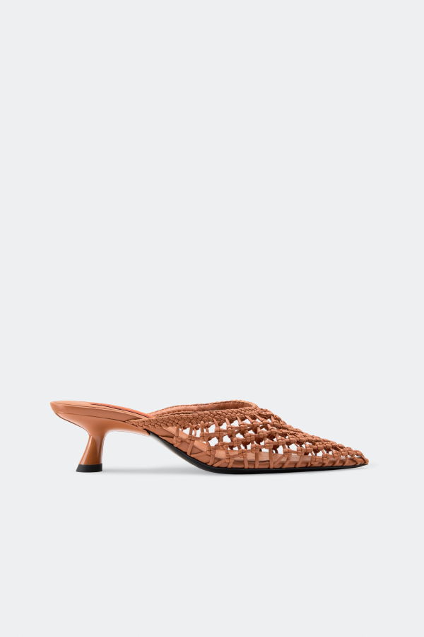 Simon Miller Knotted Gala Mule - Chestnut