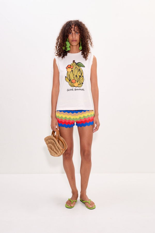 Simon Miller Marzo Wave Short Shorts - Tropical Wave