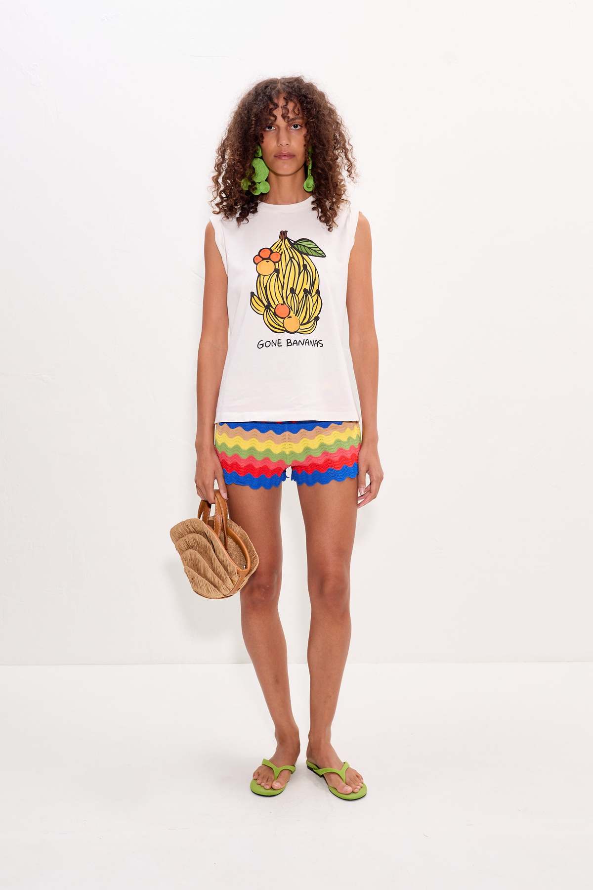 Simon Miller Marzo Wave Short Shorts - Tropical Wave - Image 2 of 5
