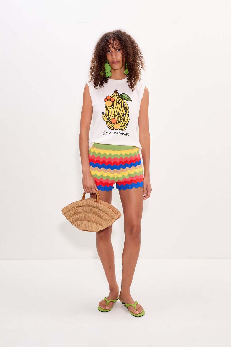 Simon Miller Marzo Wave Short Shorts - Tropical Wave
