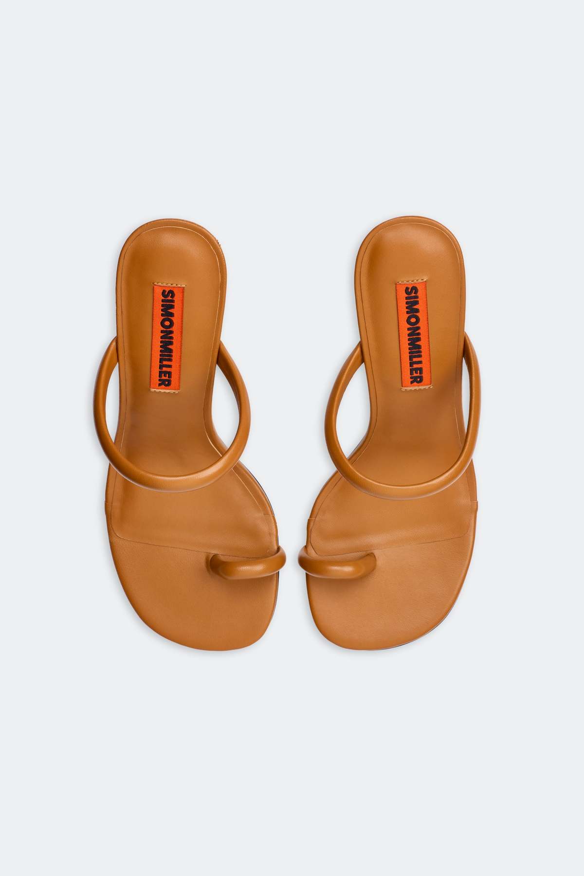Simon Miller Pipe Heel Sandals - Caramel - Image 2 of 2