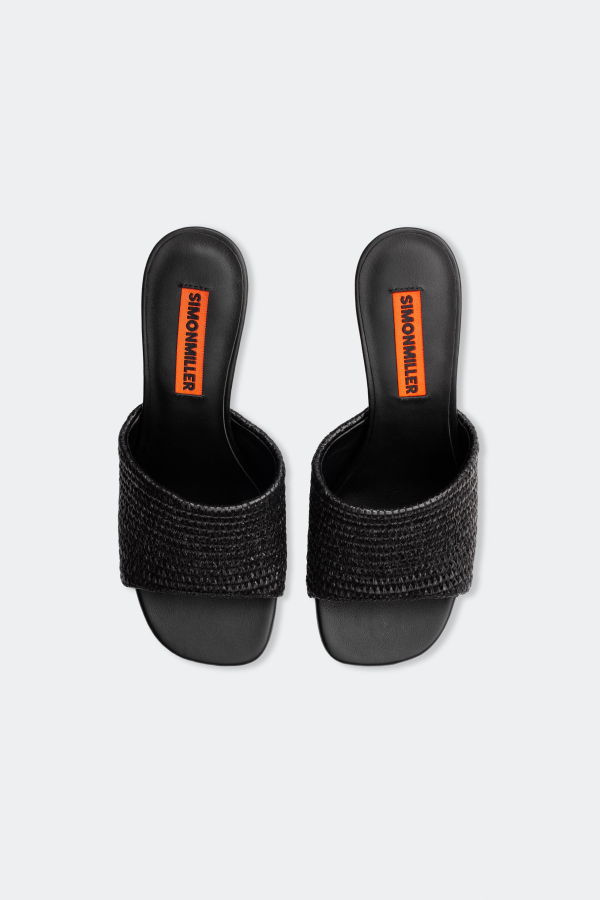 Simon Miller Playa Bamboo Heel Heels - Black