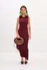 Simon Miller Spiral Knit Dress - Choco Brown - Thumbnail 2