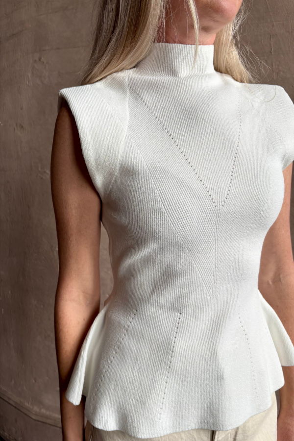 Veronica Beard Seraphine Knit Shell Top