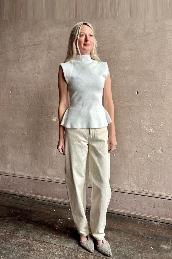 Veronica Beard Seraphine Knit Shell Top