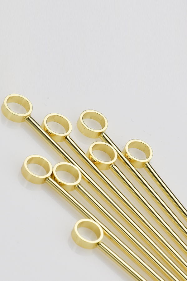 Prince of Scots 8-Pack Professional XL-Cocktail Picks - Gold