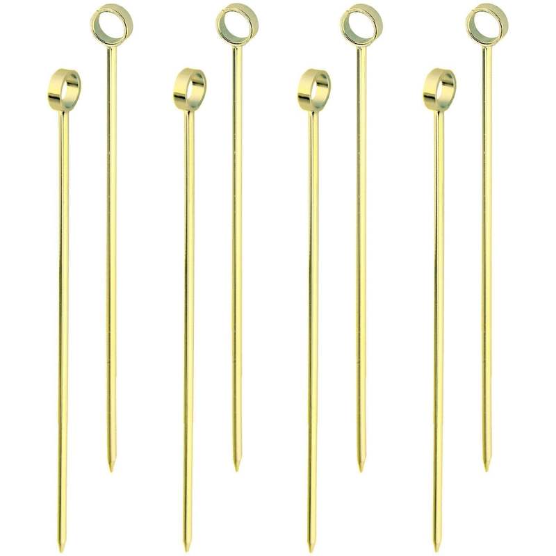 Prince of Scots 8-Pack Professional XL-Cocktail Picks - Gold