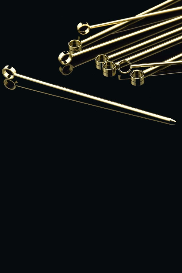 Prince of Scots 8-Pack Professional XL Cocktail Picks - Gold